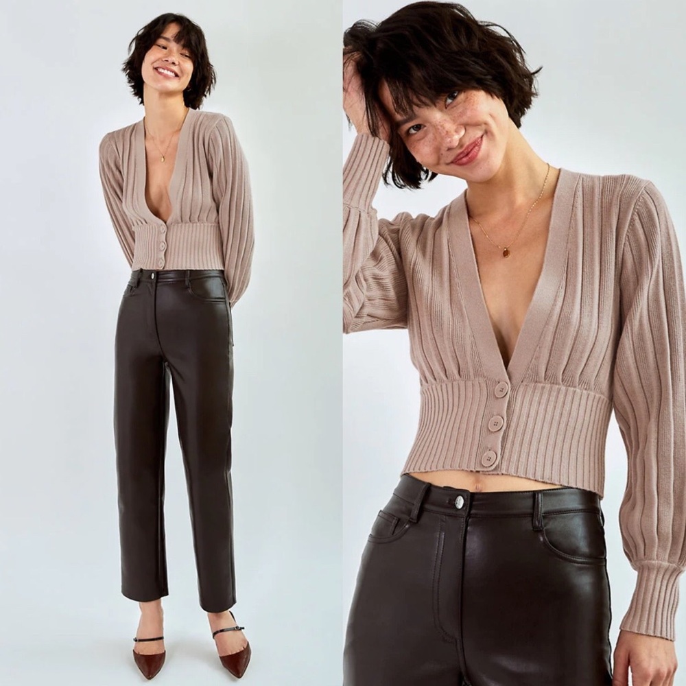 WILFRED PLUNGE CARDIGAN